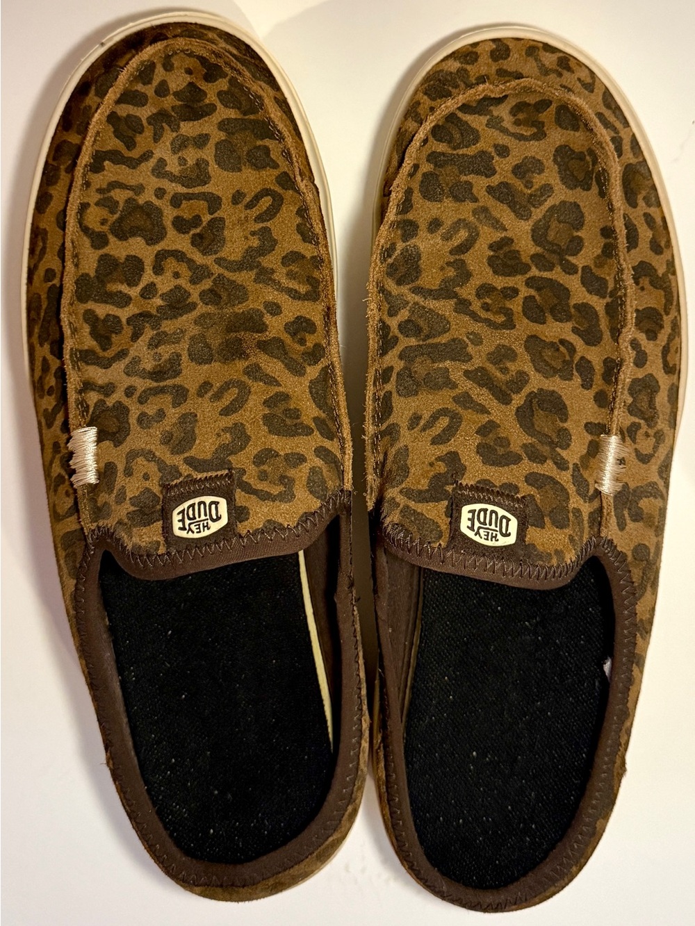 Hey Dude Women’s Brown Leopard Print Austin Lift Classic